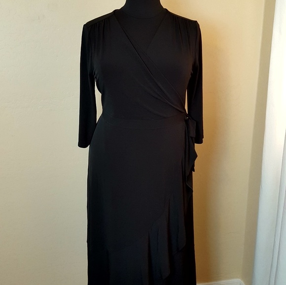 🌸 Lane Bryant Faux Wrap Midi - Picture 2 of 4